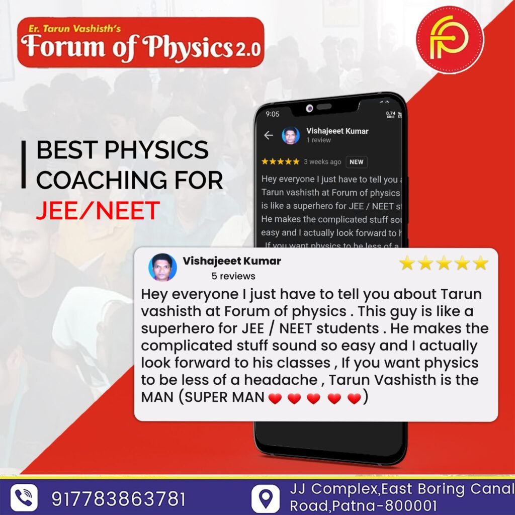 Best Physics Teacher for JEE in Patna