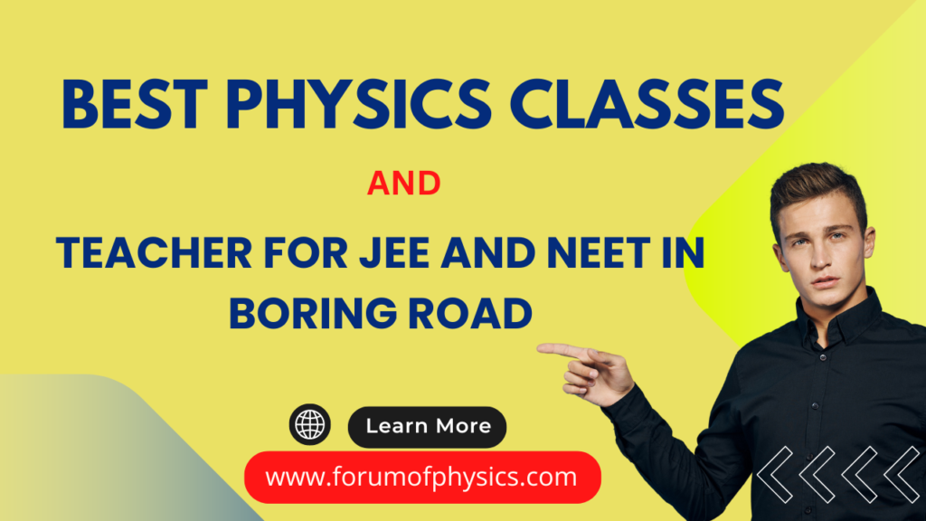 Teacher for JEE and NEET in Boring Road